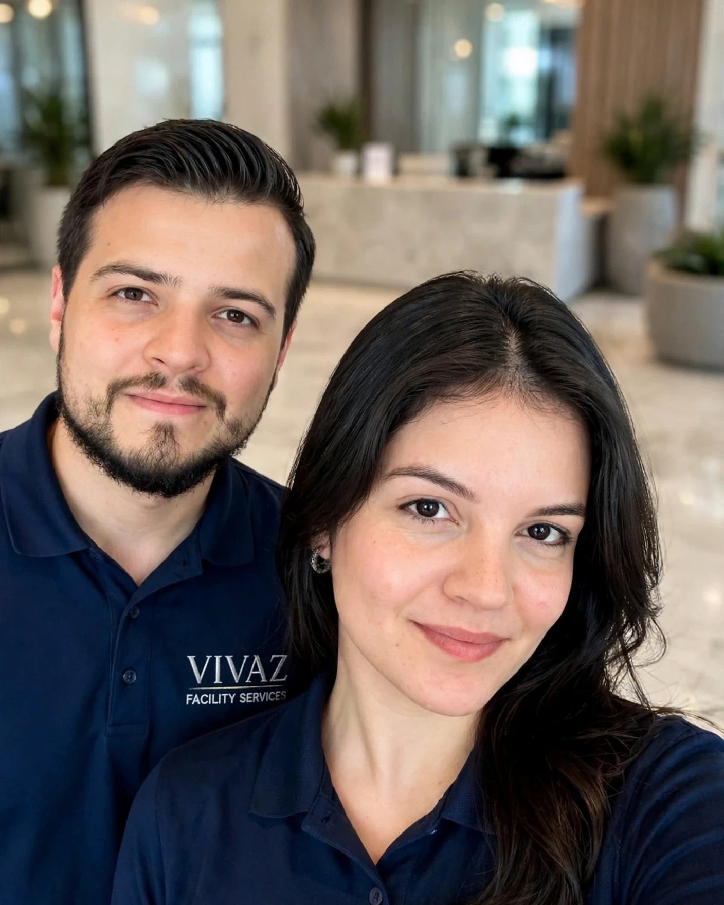 Filipe & Livia — Owners of Vivaz Facility Services